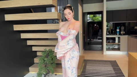 Sweetie Fox - Fucked Blue-eyed Geisha in All Poses and Cum in her Mouth