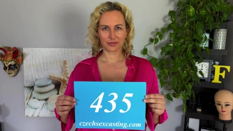 Busty milf bombshell shows off her massive boobs - E435